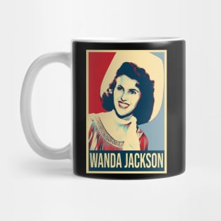 Queen of Rockabilly Style Wanda Vintage Music Couture Mug